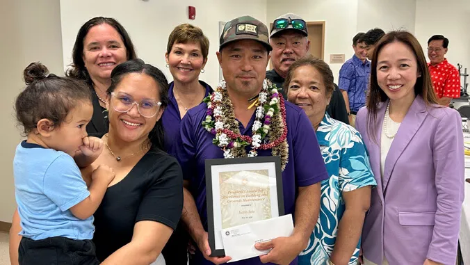 Kauai CC employee earns UH President's award for outstanding work