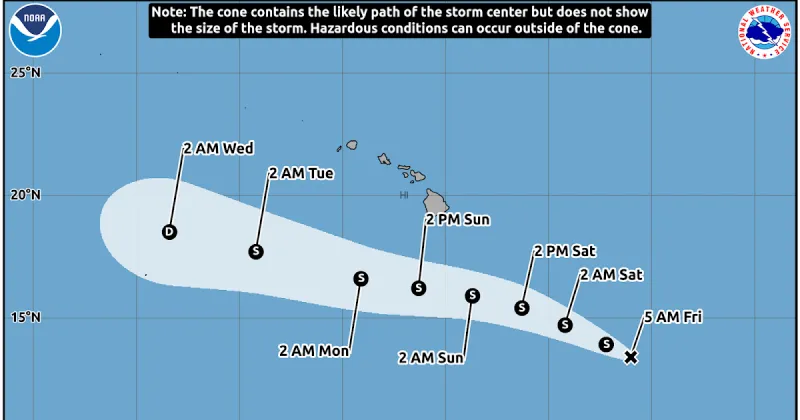 Tropical depression expected to become Tropical Storm Moke later today south of the islands, nation's first coral reef insurance program pays for rehabilitation,...