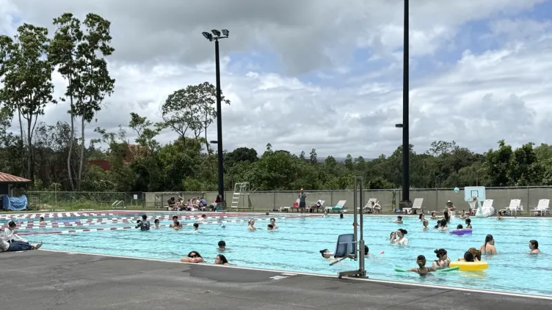 Paina at the Pool! The final day of UH Hilo new student orientation, a pool party!