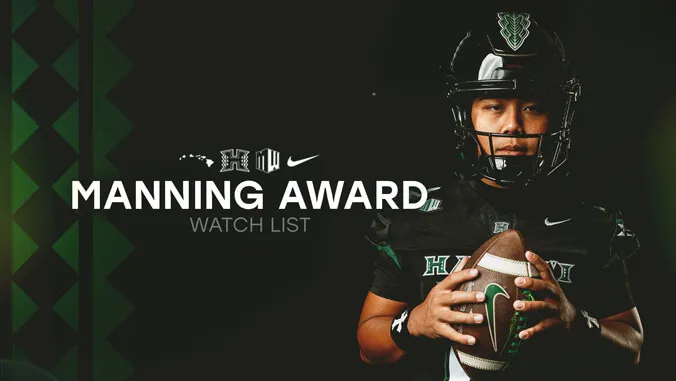 Rainbow Warrior QB Alejado selected to Manning Award watch list