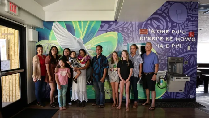 No cliff is so tall: Kauai CC mural inspires perseverance