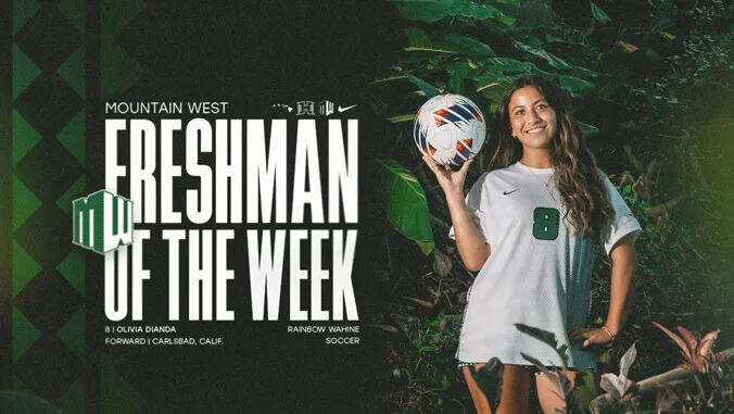 Dianda named Mountain West Freshman of the Week