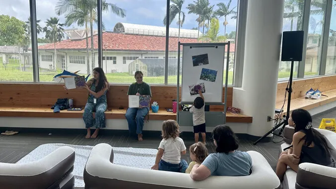 Family, fish, fun at Windward CC's Keiki Reading Day