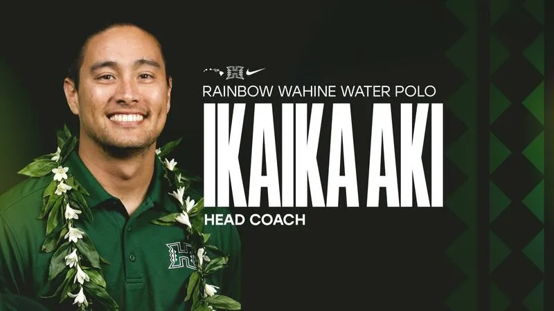 Ikaika Aki Named Rainbow Wahine Water Polo Head Coach