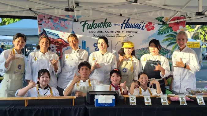 Kapiolani CC--Japan culinary partnership innovates healthy snacks