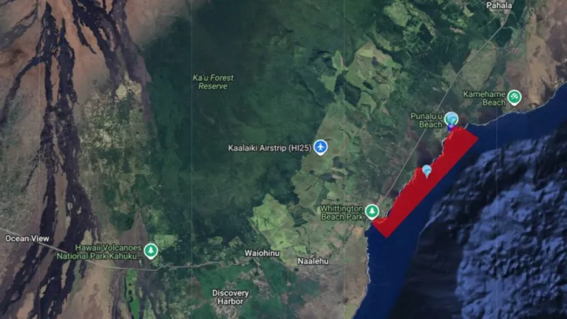 Bacteria threshold exceedance advisory issued at Punaluu Black Sand Beach Park in Ka