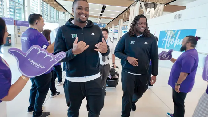 Rainbow Warriors take flight with Hawaiian Airlines for 2026 season