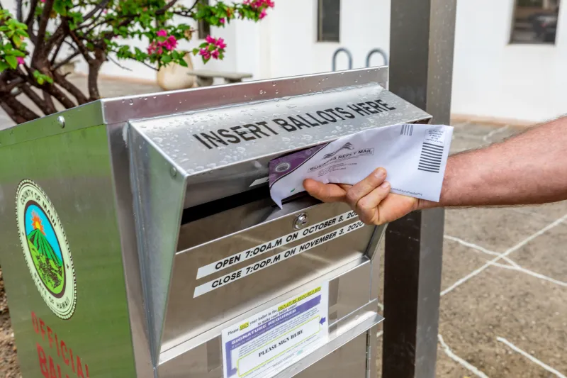 The Sunshine Blog: Will They Or Won't They? Vote By Mail, That Is