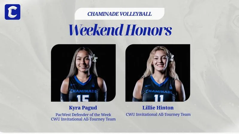 Pagud Earns PacWest Award, Hinton to All-Tourney Team