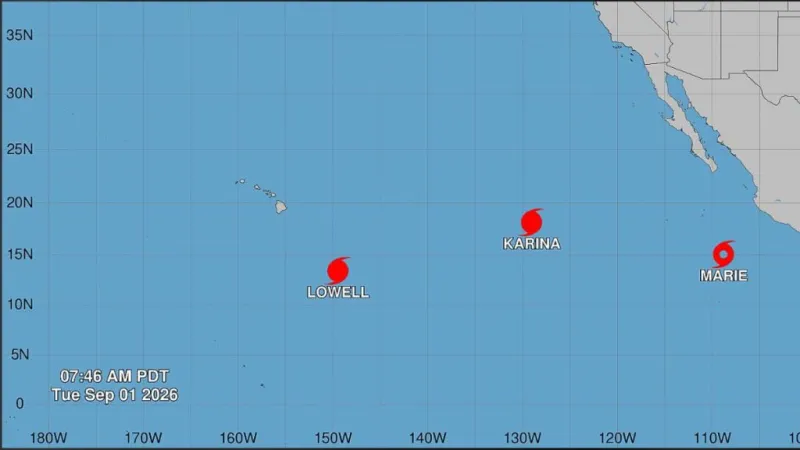Hurricane Lowell to generate strong swells for Big Island beginning Wednesday, but not wind or rain