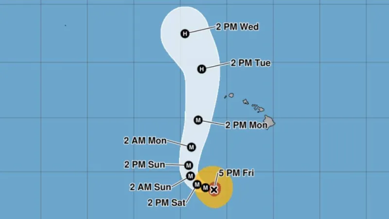 Lowell again a Category 5 storm, with winds of 160 mph; rainfall, high surf still expected for Big Island