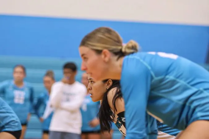 Sharks Battle Seattle Pacific in Three-Set Setback