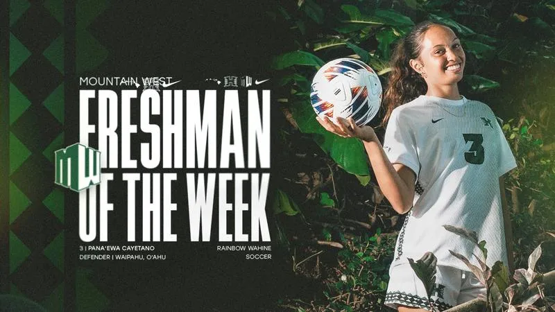 Cayetano Named Mountain West Freshman of the Week