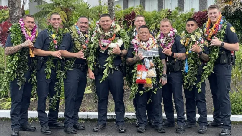 9 new officers welcomed into ranks at Hawaii Police Department
