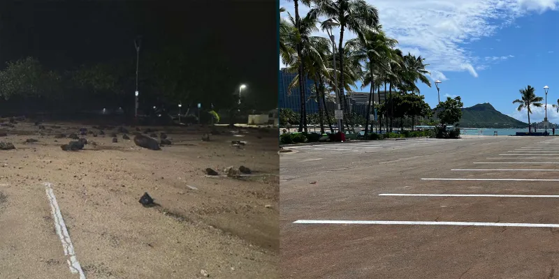 9/11/26 -- ALA WAI SMALL BOAT HARBOR RECREATIONAL USER PARKING LOT REOPENED AFTER REPAIRS FROM HURRICANE LOWELL
