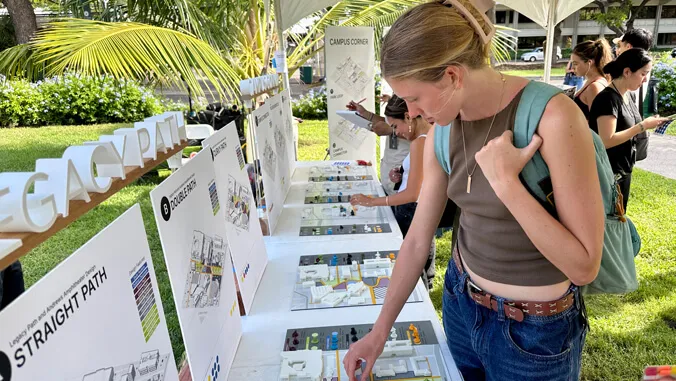 UH Mnoa students help reimagine Legacy Path