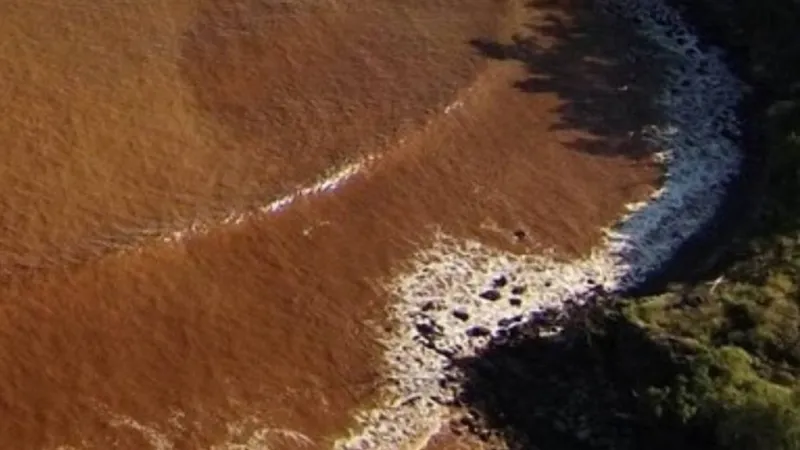 Brown water advisory issued for Nnole Beach area