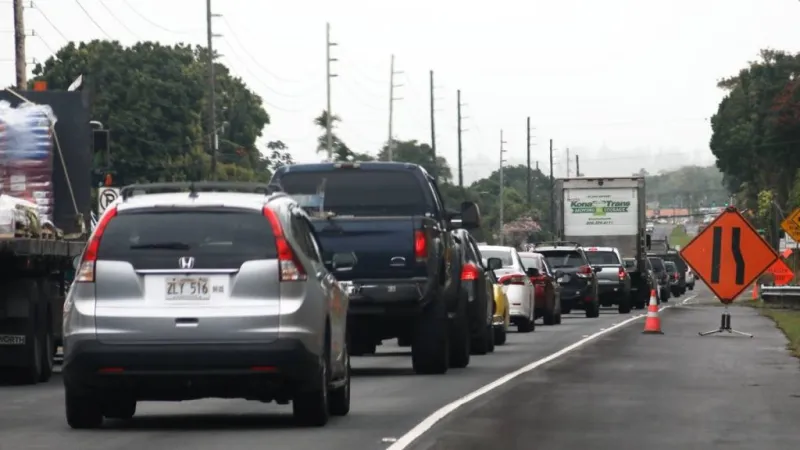 Big Island lane closures scheduled for week of Sept. 19-25