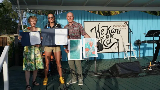 State, city leaders celebrate Waikk Aquarium's coral adoption initiative