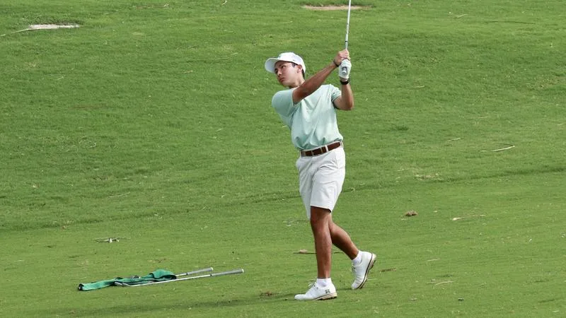 Second-Round Surge Halted By Darkness For Men's Golf At CDA National Reserve
