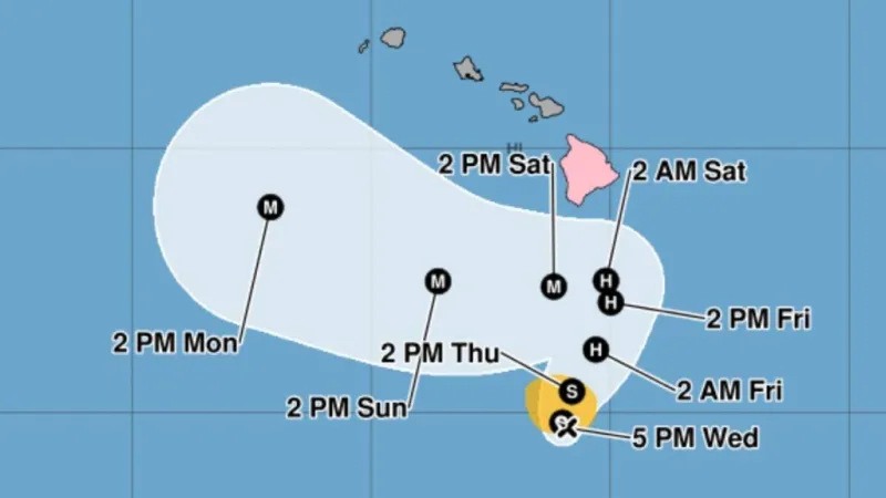 Nolo forecast to bring damaging winds, possible catastrophic flash flooding to Big Island