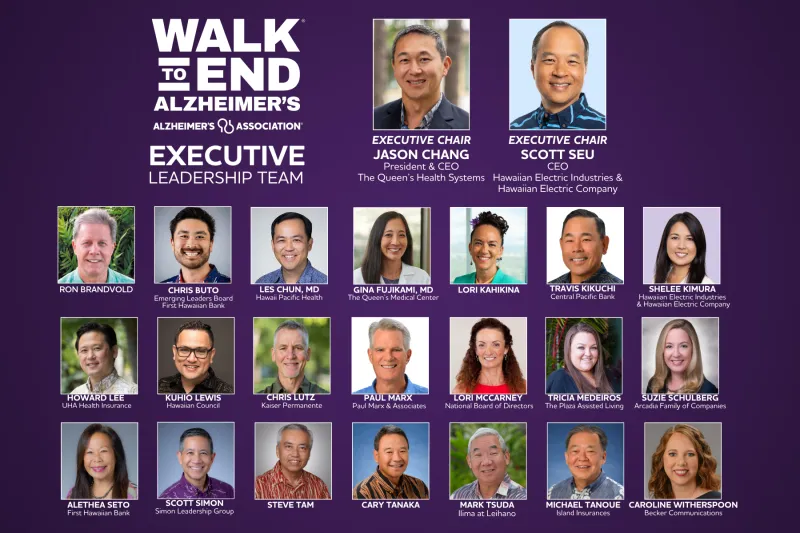 Hawaii Business Leaders Unite to End Alzheimer's