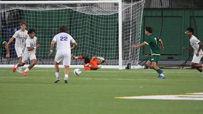 Men's Soccer Keeps It Close at CUI
