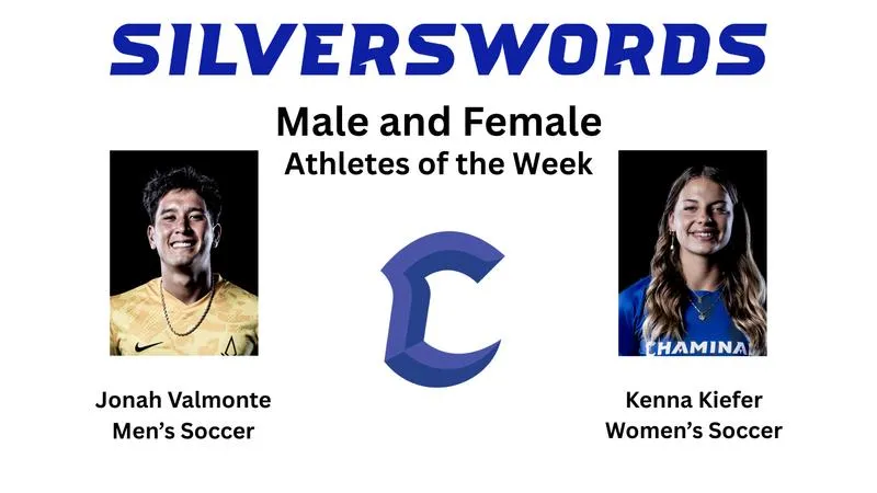 Valmonte, Kieffer Named Silversword Athletes of the Week
