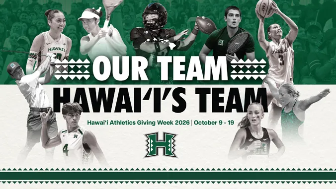UH Mnoa Athletics builds on 'Our Team. Hawaii's Team.' campaign for Giving Week