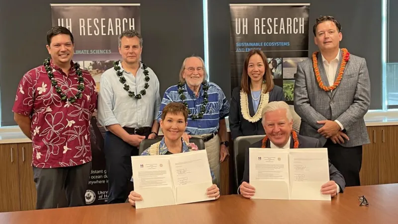 University of Hawaii, University of Massachusetts partner for joint research, exchanges and programs