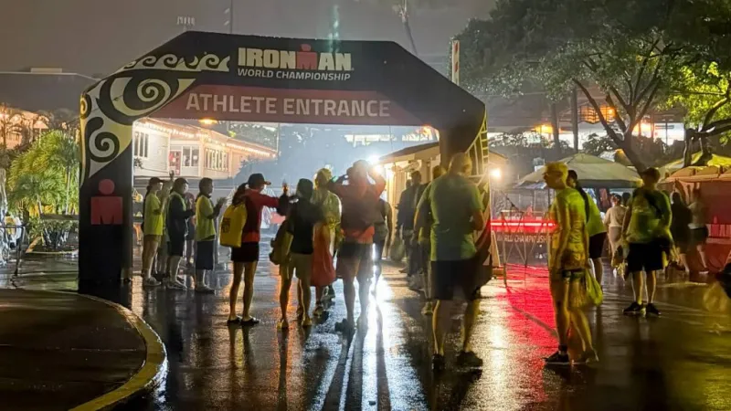It's race day. More than 2,500 triathletes will swim, bike and run in Ironman World Championship in Kona