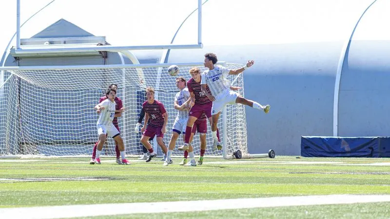 Men's Soccer Falls to Westmont in Return to Home Pitch