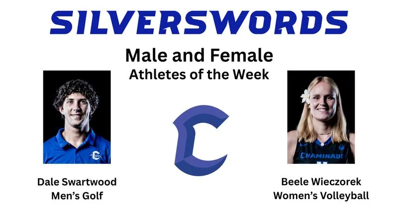 Swartwood, Wieczorek Named Silversword Athletes of the Week