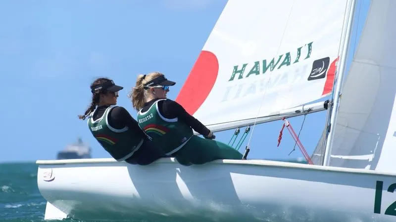 Rainbow Wahine Sailing Wraps Up Competition at Atlantic Coast Finals