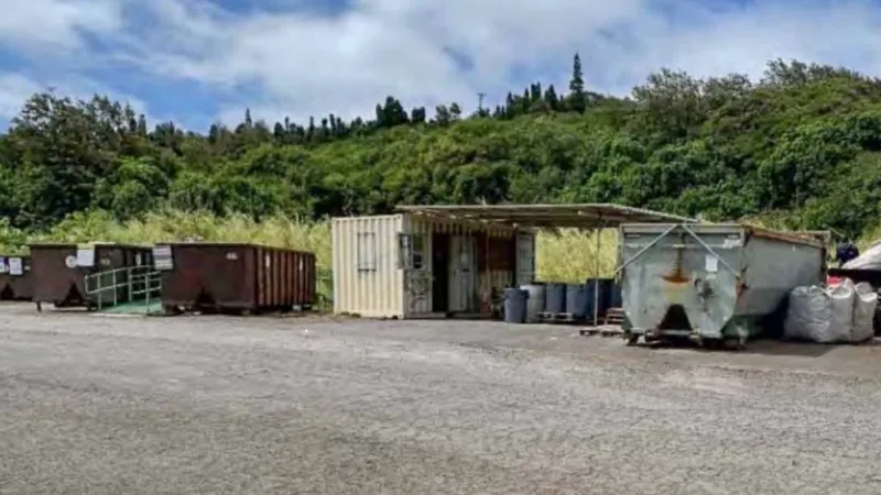 Waihinu Transfer Station in Ka' to return to normal operating hours