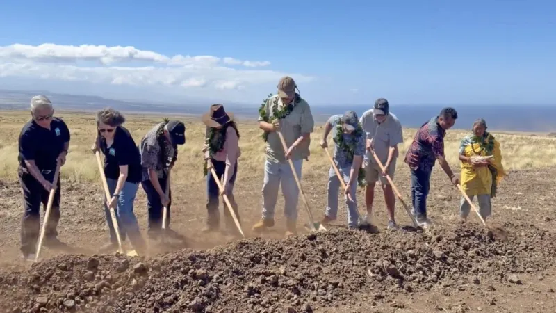 Self-help affordable housing project begins road, utility construction in Waimea