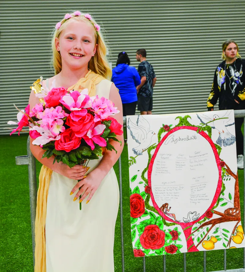 Greek Pantheon Comes Alive at HMS Student Wax Museum