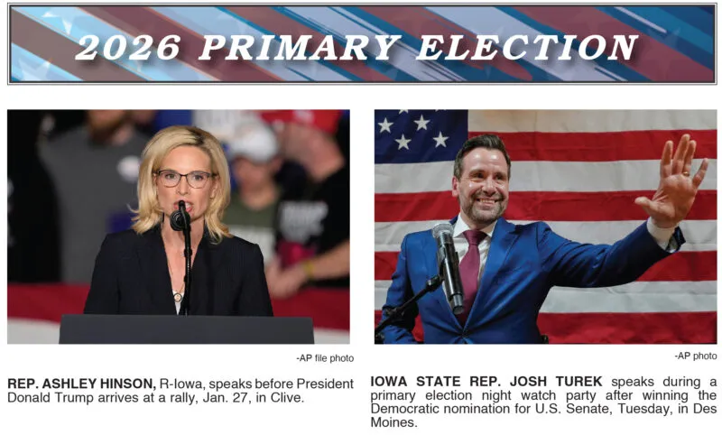 Turek, Hinson, Feenstra win in Webster County