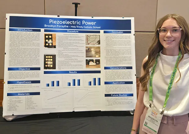 Freshman makes connections at international science fair