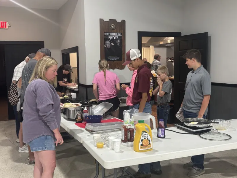 Breakfasts at Legion support area youth