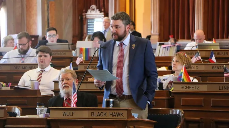 Zach Lahn chooses Statehouse Rep. Derek Wulf as running mate