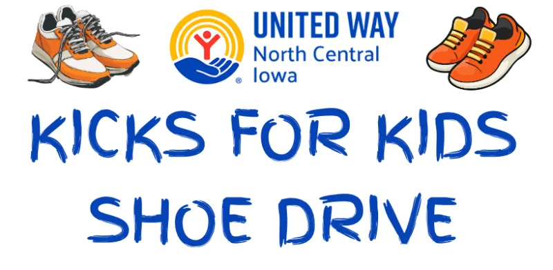 United Way of North Central Iowa Launches Kids Shoe Drive