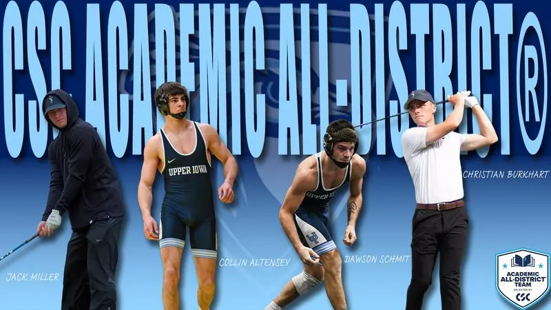 Four men's athletes recognized on CSC Academic All-District At-Large Teams