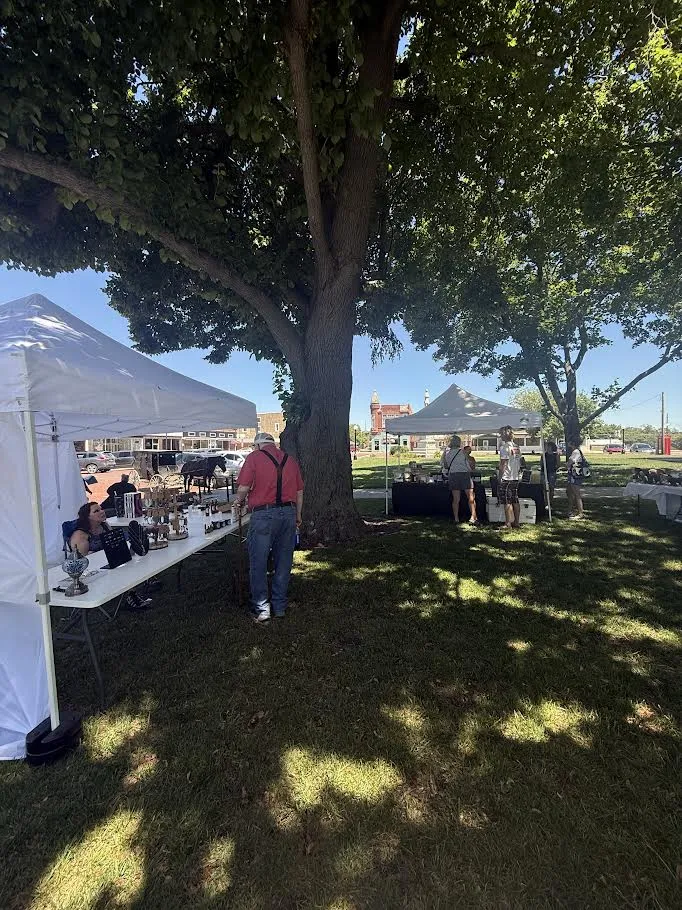 Perfect Weather for the First Farmers Market