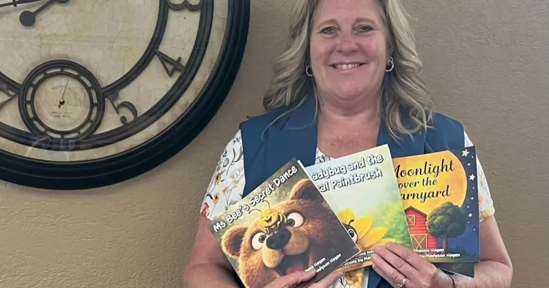 New Hartford city clerk publishes three children's books, with her children's help