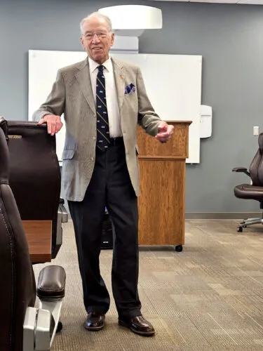 Sen. Grassley tours Van Diest Medical Center