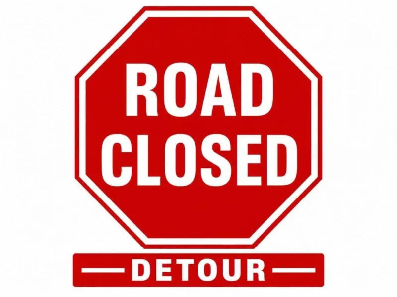 Guthrie County Road Closure notices
