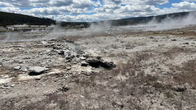 Another hydrothermal explosion has occurred at Yellowstone National Park