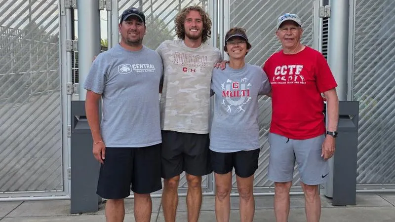 Pote represents Central at U-20 Track and Field Championships