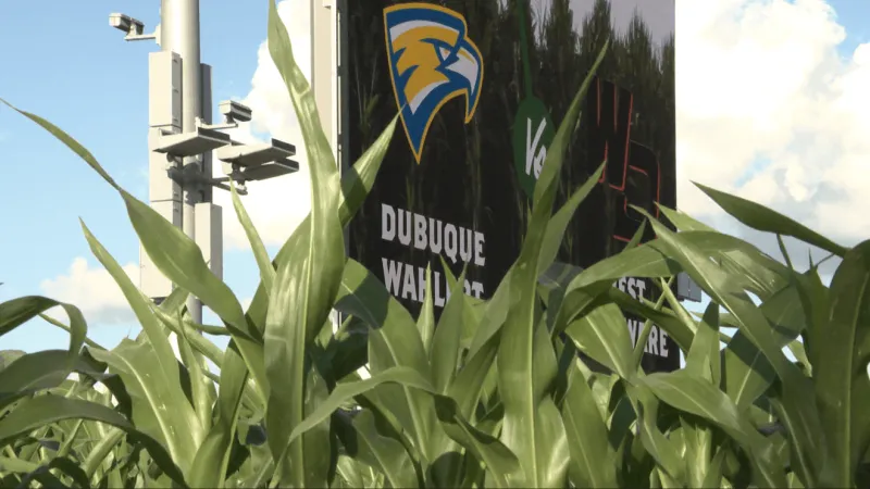 Finishing touches being done to the Field of Dreams ahead of the MLB games in August